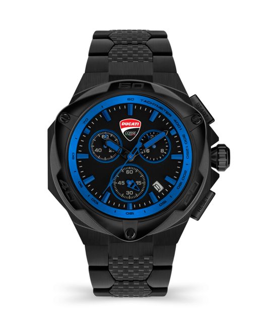 Ducati Corse Motore Chronograph Stainless Steel Bracelet Watch 49mm