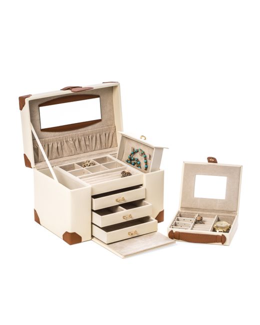 Bey-Berk 4 Level Compartment Jewelry Box
