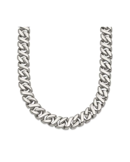 Chisel Polished inch Link Necklace