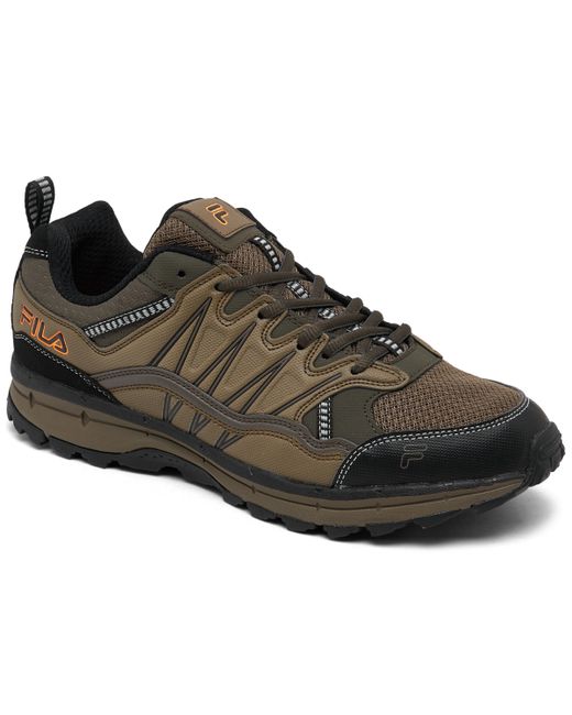 Fila Evergrand Trail Running Sneakers from Finish Line Black