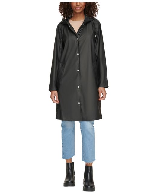 Levi's Long Hooded Rain Coat