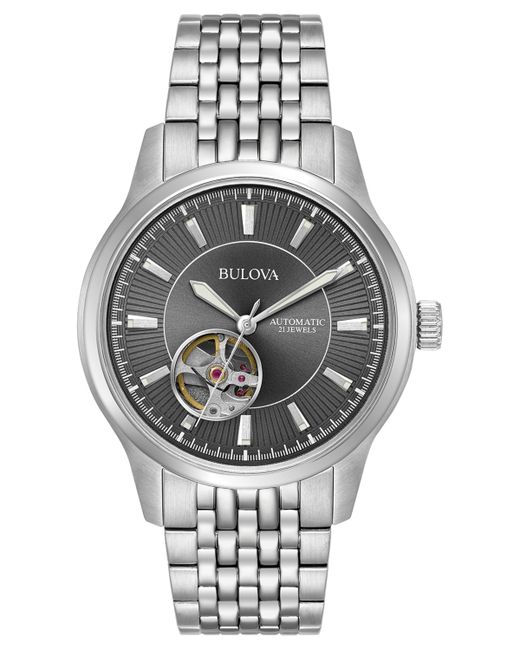 Bulova Automatic Stainless Steel Bracelet Watch 40mm