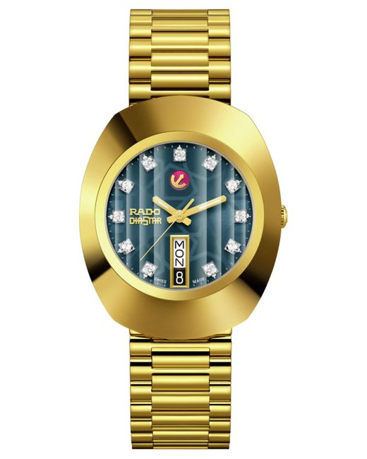 Rado Swiss Automatic Original Gold-Tone Stainless Steel Bracelet Watch 35mm