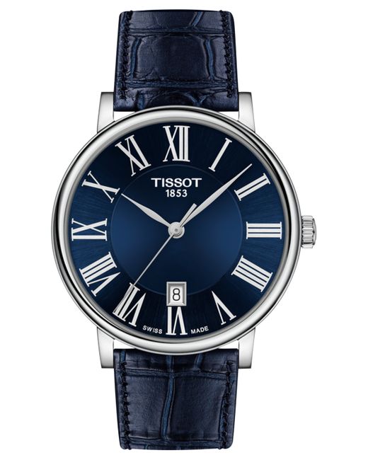 Tissot Swiss Carson Premium Leather Strap Watch 40mm