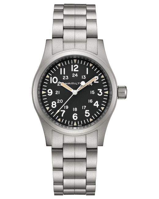 Hamilton Swiss Mechanical Khaki Field Bracelet Watch 38mm