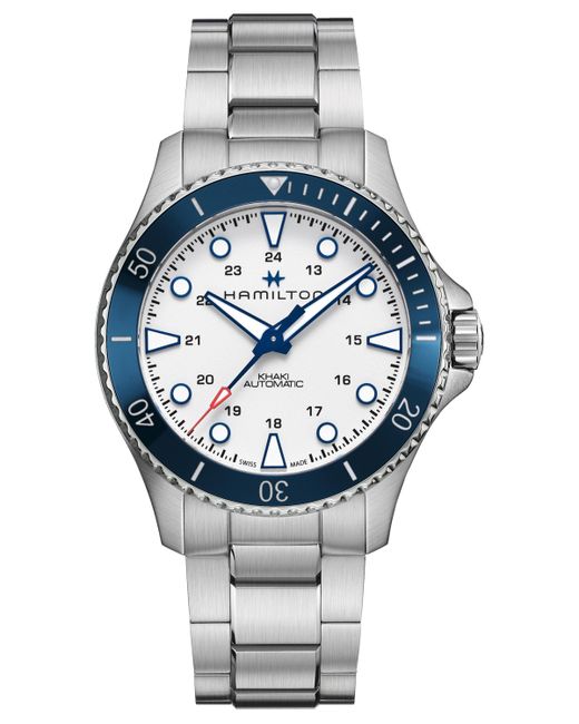 Hamilton Swiss Automatic Navy Scuba Stainless Steel Bracelet Watch 43mm