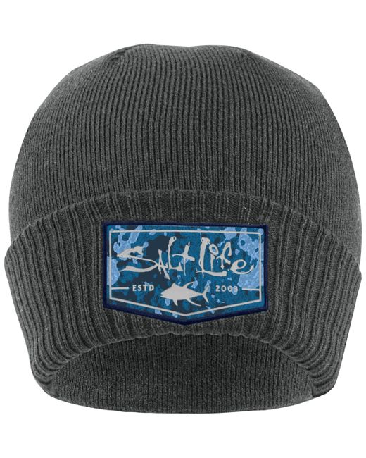 Salt Life Aqua Badge Beanie Hat