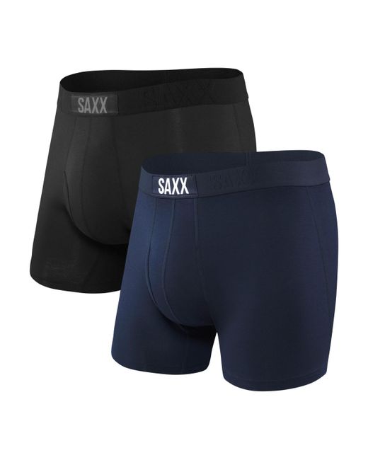 Saxx Ultra Super Soft Boxer Fly Brief Pack of 2 Navy