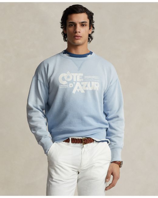 Polo Ralph Lauren Vintage-Fit Fleece Graphic Sweatshirt