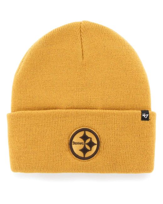 '47 Brand 47 Brand Pittsburgh Steelers Haymaker Cuffed Knit Hat