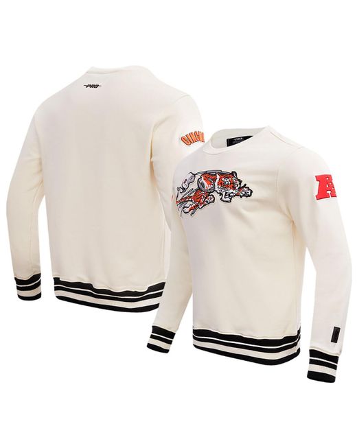 Pro Standard Cincinnati Bengals Retro Classics Fleece Pullover Sweatshirt