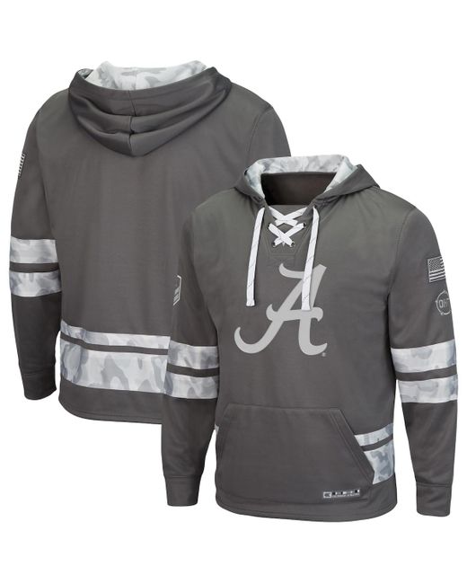 Colosseum Alabama Crimson Tide Oht Military-Inspired Appreciation Lace-Up Pullover Hoodie