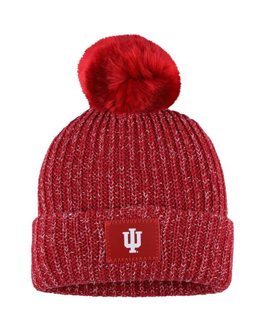 Love Your Melon Indiana Hoosiers Cuffed Knit Hat with Pom