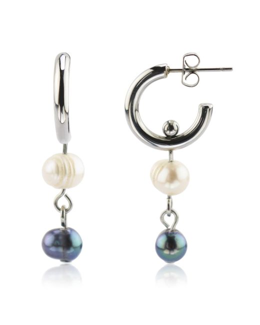 Rebl Jewelry Echo Pearl Earrings