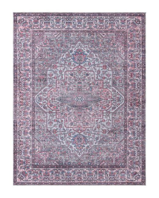 Bayshore Home Washable Reflections REF07 710 x 10 Area Rug Pink