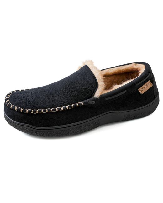 RockDove Rock Dove Carter Wool Lined Micro suede Moccasin Slipper