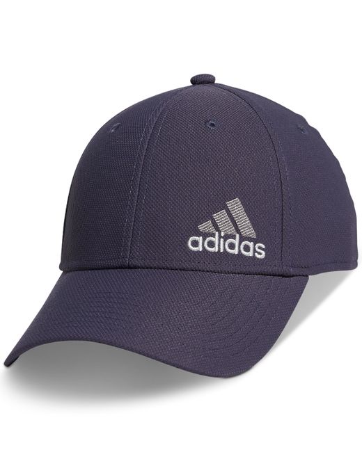 Adidas Release 3 Stretch Fit Logo Embroidered Hat clear Grey/grey