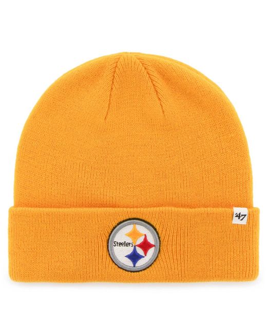 '47 Brand 47 Pittsburgh Steelers Secondary Basic Cuffed Knit Hat
