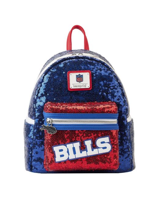Loungefly and Buffalo Bills Sequin Mini Backpack
