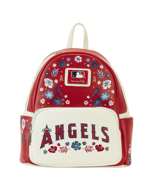 Loungefly and Los Angeles Angels Floral Mini Backpack