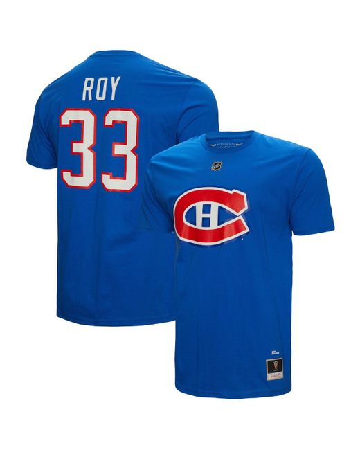 Mitchell & Ness Patrick Roy Montreal Canadiens Name and Number T-shirt