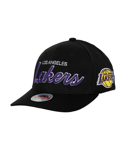 Mitchell & Ness Los Angeles Lakers Mvp Team Script 2.0 Stretch-Snapback Hat