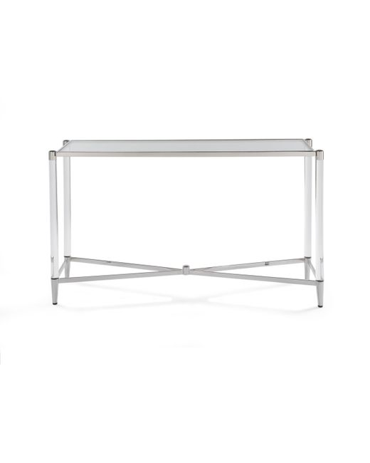 Macy's Marilyn 29 Stainless Steel Console Table
