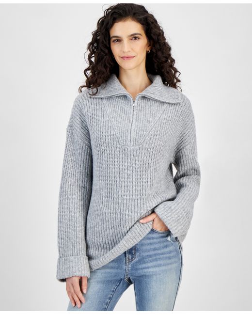 And Now This Oversized Quarter-Zip Pullover Sweater Created for