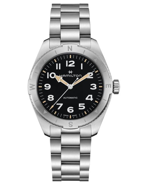 Hamilton Swiss Automatic Khaki Field Expedition Stainless Steel Bracelet Watch 41mm