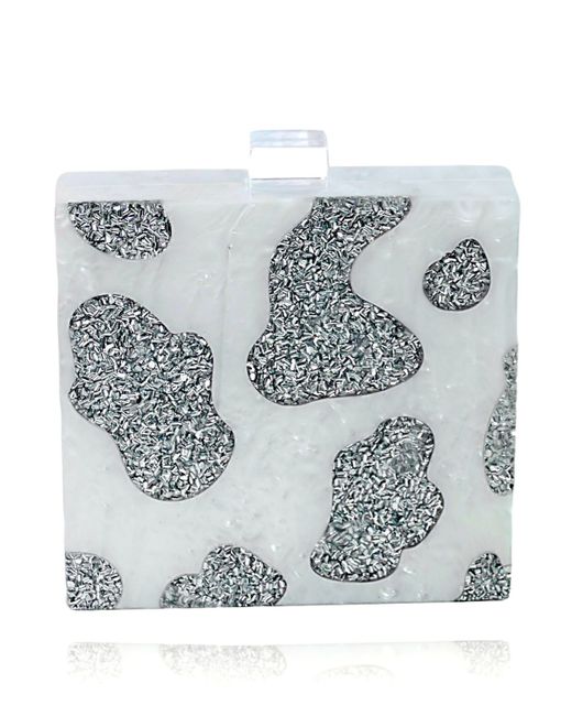 Milanblocks Glitter Box Clutch Bag