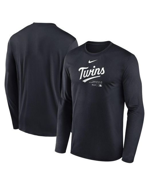 Nike Minnesota Twins Authentic Collection Practice Performance Long Sleeve T-shirt