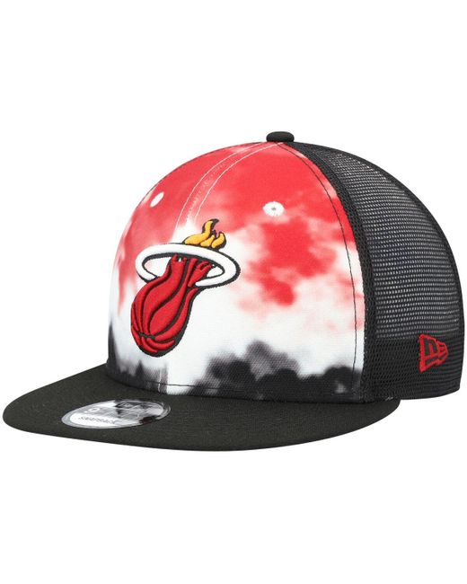 New Era Miami Heat Hazy Trucker 9FIFTY Snapback Hat