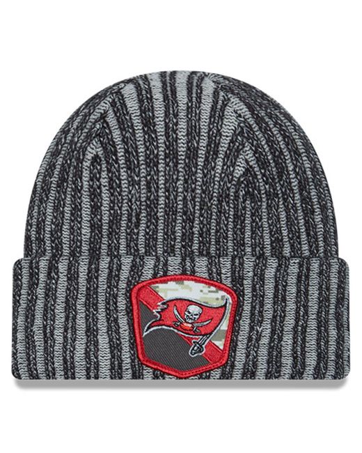 New Era Tampa Bay Buccaneers 2023 Salute To Service Cuffed Knit Hat