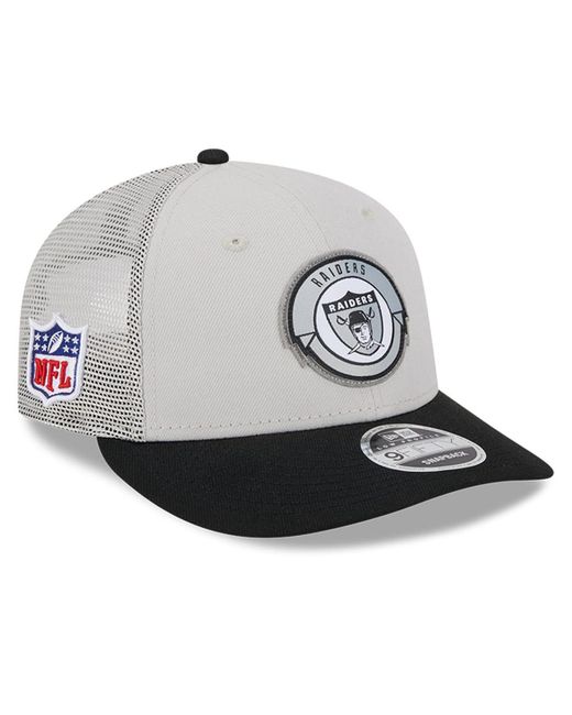 New Era Black Las Vegas Raiders 2023 Sideline Historic Low Profile 9FIFTY Snapback Hat