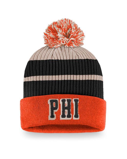Fanatics Philadelphia Flyers True Classics Cuffed Knit Hat with Pom
