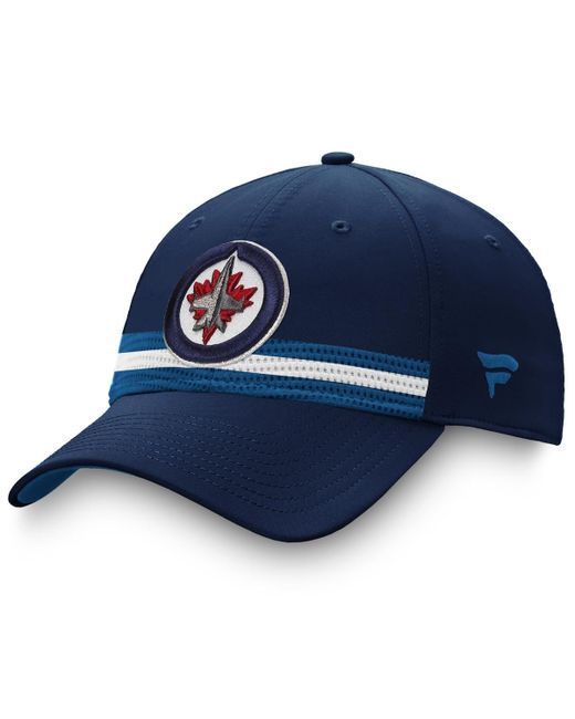 Fanatics Blue Winnipeg Jets 2020 Nhl Draft Authentic Pro Flex Hat