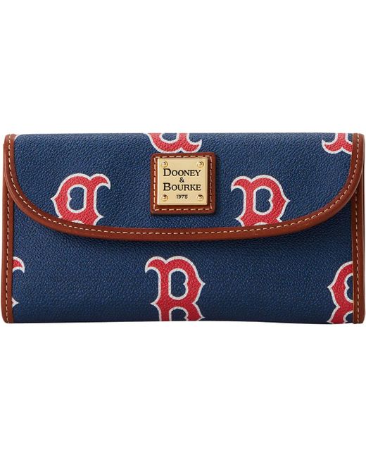 Dooney &amp; Bourke Boston Red Sox Sporty Monogram Continental Clutch Brown