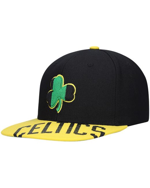 Mitchell & Ness x Lids Gold Boston Celtics Hardwood Classics Reload 3.0 Snapback Hat