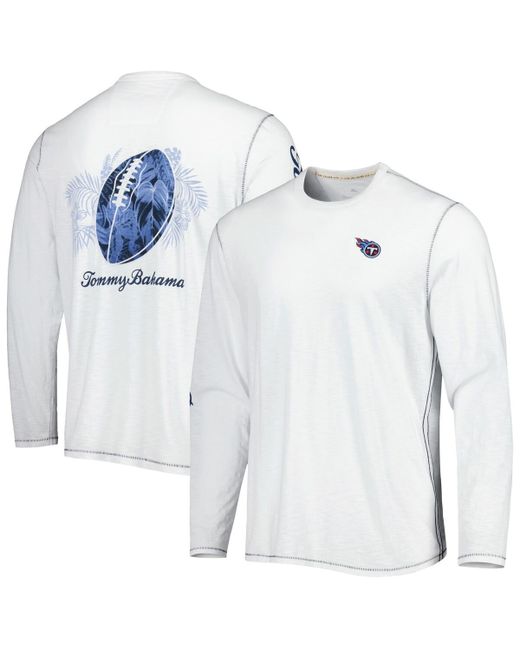 Tommy Bahama Tennessee Titans Laces Out Billboard Long Sleeve T-shirt