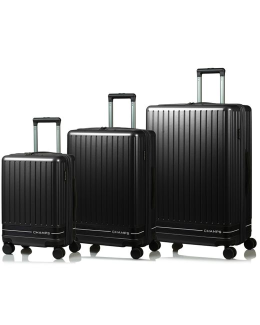 Champs 3-Piece Fresh Ii Hardside Luggage Set