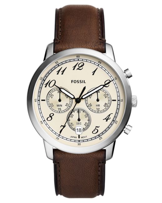 Fossil Neutra Chronograph Leather Watch 44mm