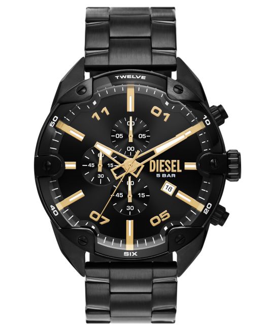 Diesel Spiked Chronograph Stainless Steel Watch 49mm