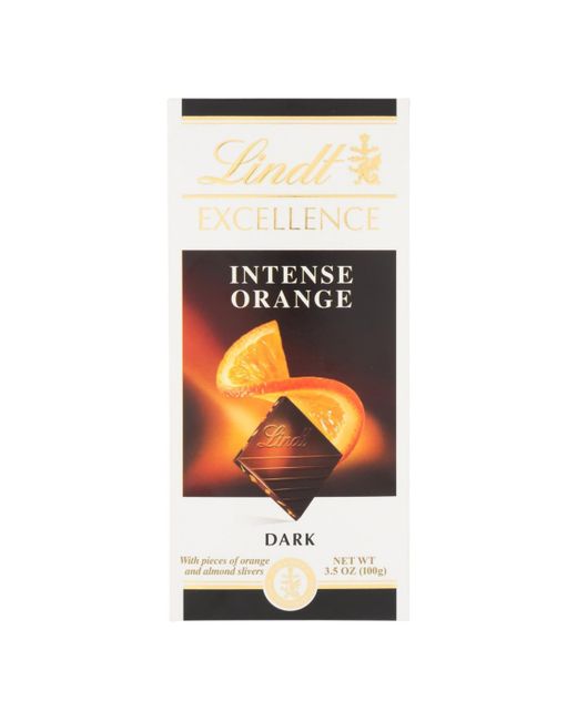Lindt Bar Chocolate Excel Orange Case of 12-3.5 oz