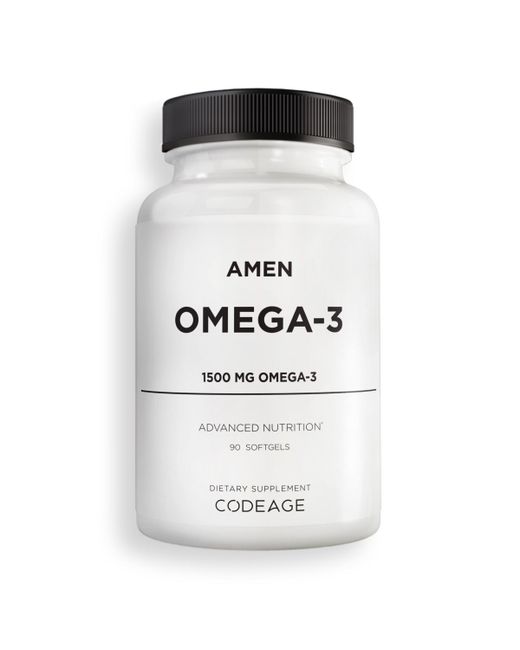 Amen Omega-3 Supplement Epa Dha Fatty Acids Fish Oil Capsules Brain Health Cognition Softgels