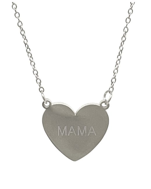 Adornia Mama Heart Necklace