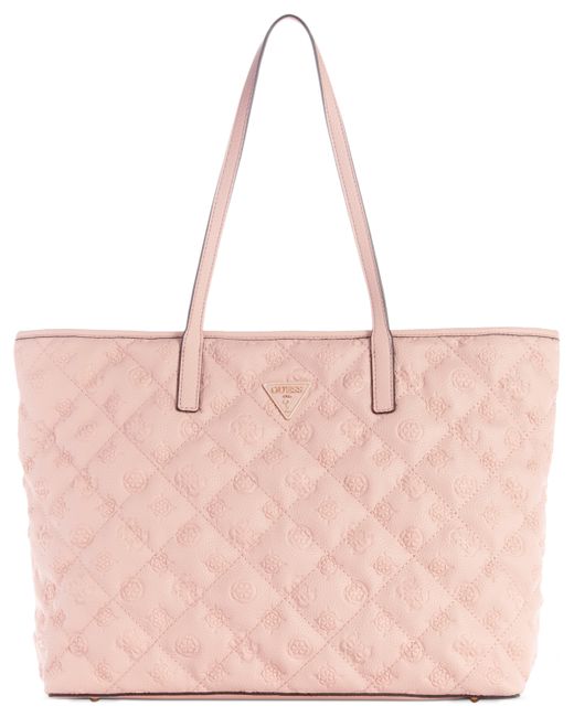 Guess Power Play Large Quilted Tech Tote