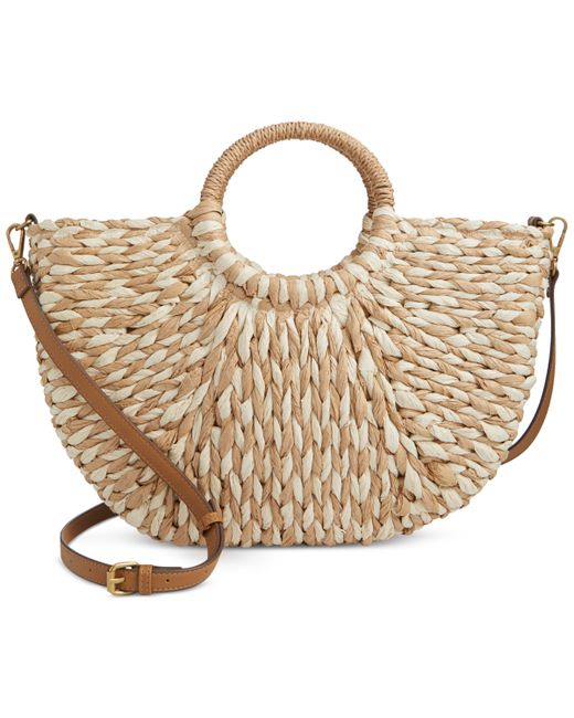 Style & Co Straw Tote Crossbody Created for