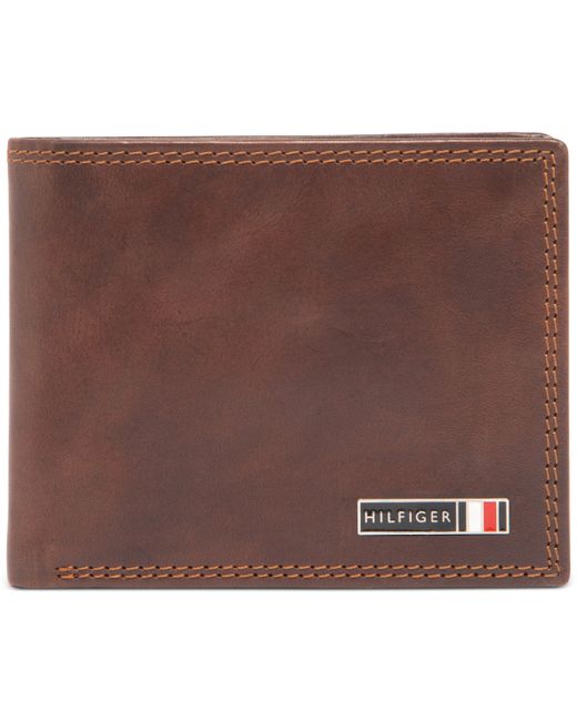 Tommy Hilfiger Slim Bifold Rfid Leather Wallet