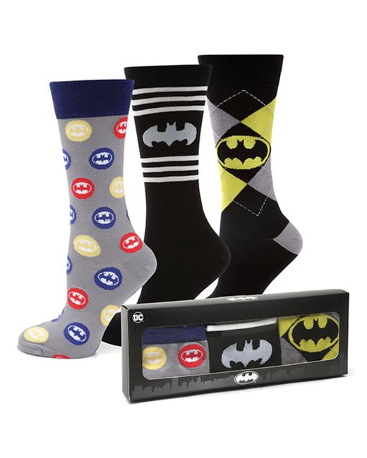 DC Comics Batman Sock Gift Set Pack of 3
