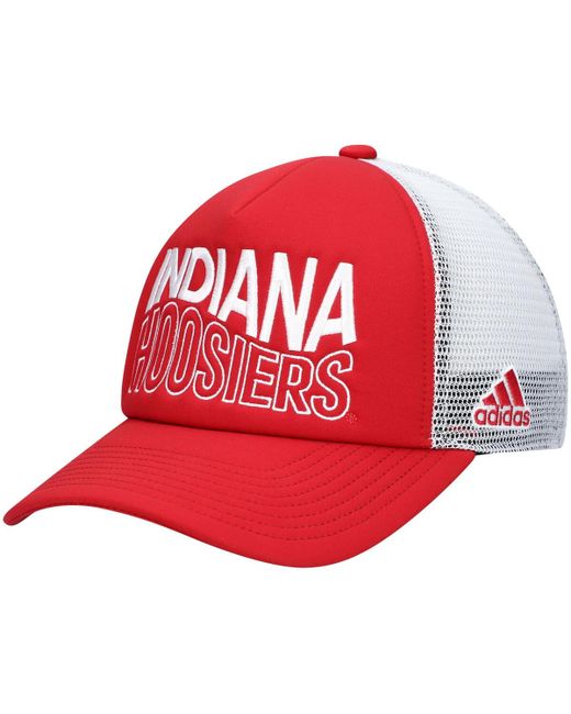 Adidas Indiana Hoosiers Wave Foam Trucker Snapback Hat